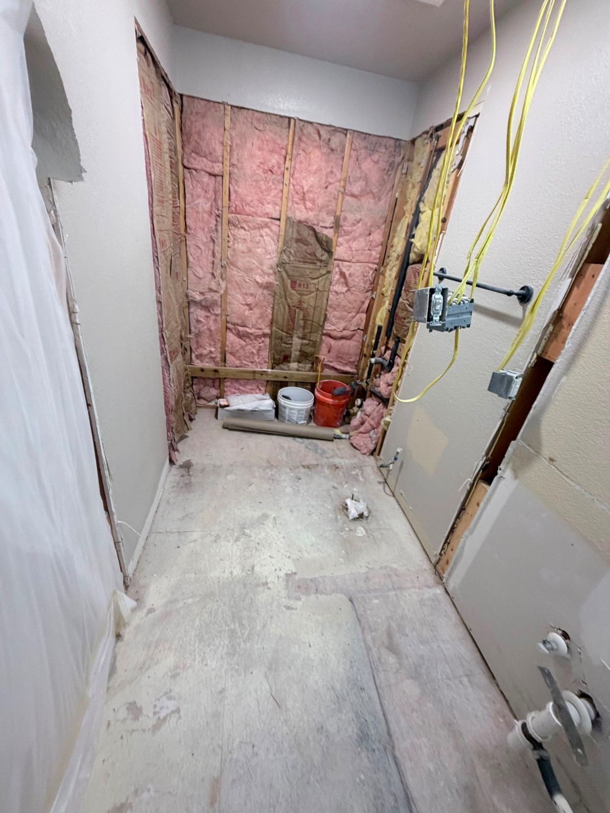 Full Bathroom Remodel — Demolition — Tub Alcove
