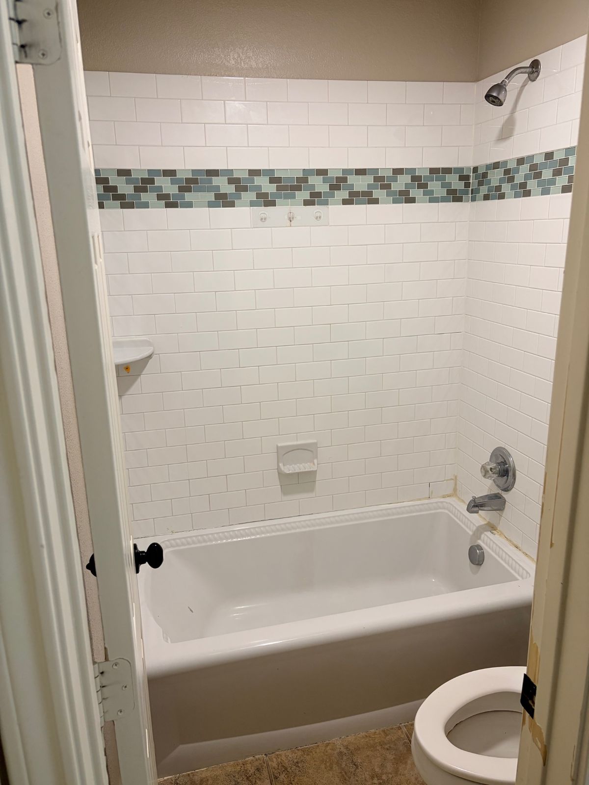 Full Bathroom Remodel — Before — Tub Surround